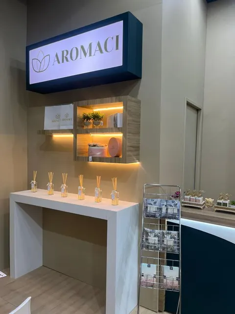 Aromaci — Estande na ABCasa, registro 1 do projeto