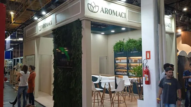 Aromaci — Estande na ABCasa, registro 3 do projeto