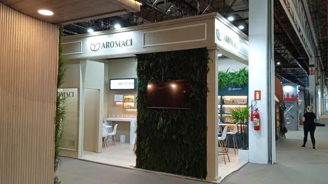 Aromaci — Estande na ABCasa, registro 4 do projeto