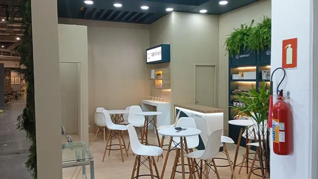 Aromaci — Estande na ABCasa, registro 8 do projeto